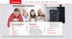 Desktop Screenshot of dakon.cz