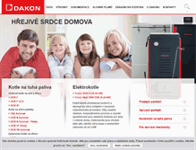 Tablet Screenshot of dakon.cz